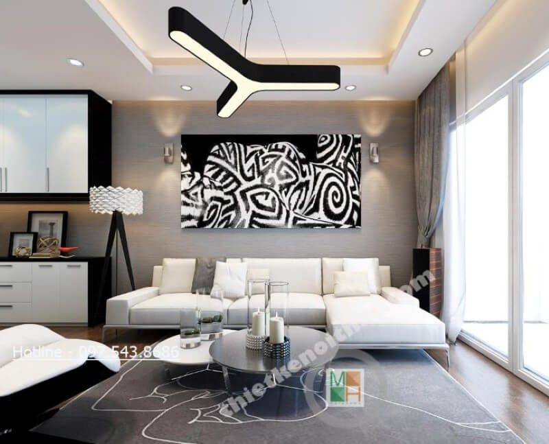 Lựa chọn sofa góc được nhiều khách lựa chọn cho các căn hộ chung cư diện tích nhỏ Thiết kế nội thất