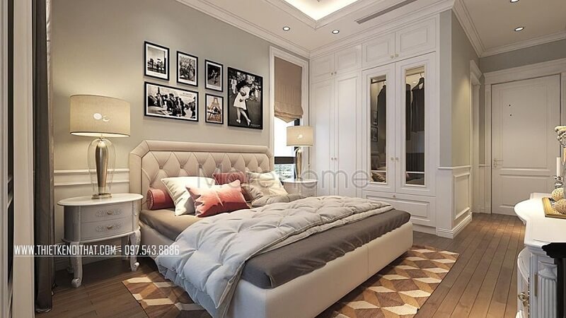 Tủ quần áo màu trắng Tủ quần áo màu trắng