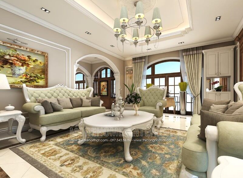Moresofa chuyên sản xuất các mẫu Sofa tân cổ điển đẹp, phù hợp với mọi khách hàng