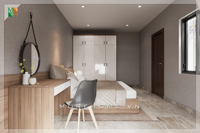 Mẫu thiết kế Nội thất phòng ngủ tiện lợi và đẳng cấp cho căn hộ.
