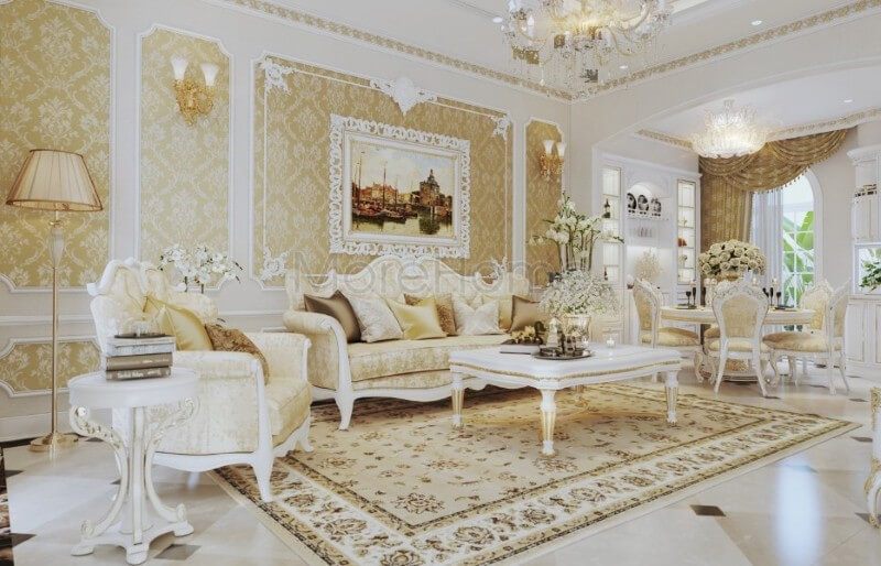 .
Phòng được trang trí với những đường nét trạm khắc nhẹ nhàng trên từng chi tiết nội thất đồ gỗ và các đồ decor trang trí đẹp mắt, tạo nên một cảnh ấn tượng và cuốn hút.