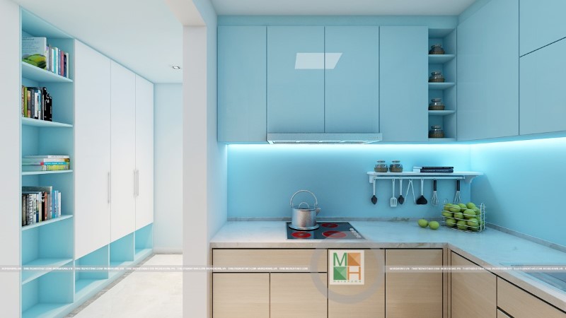 Kính màu ốp bếp Kính màu ốp bếp